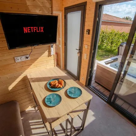 Le Laponya - Climatisés Avec Spa&borne De Recharge Chalet Bressols